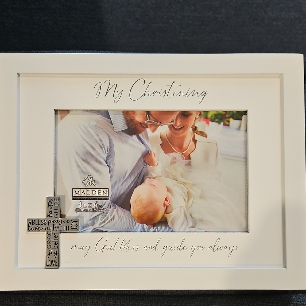Malden 4 X 6 My Christening Picture Frame